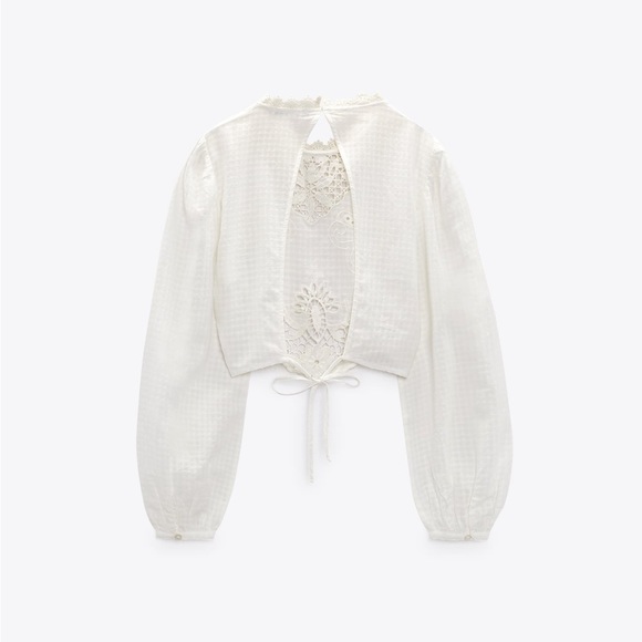 GORGEOUS ZARA NWOT Embroidered Top - Picture 5 of 5